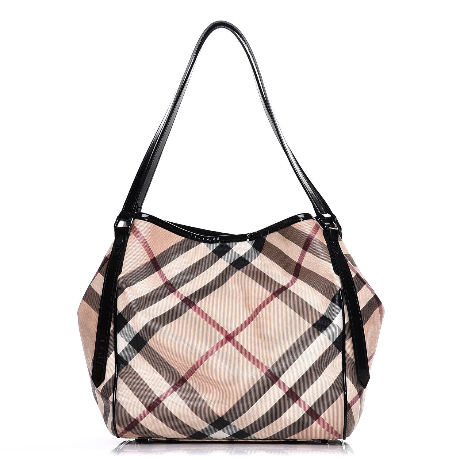 Burberry Nova Check Small Canterbury Tote Black 1 of 10