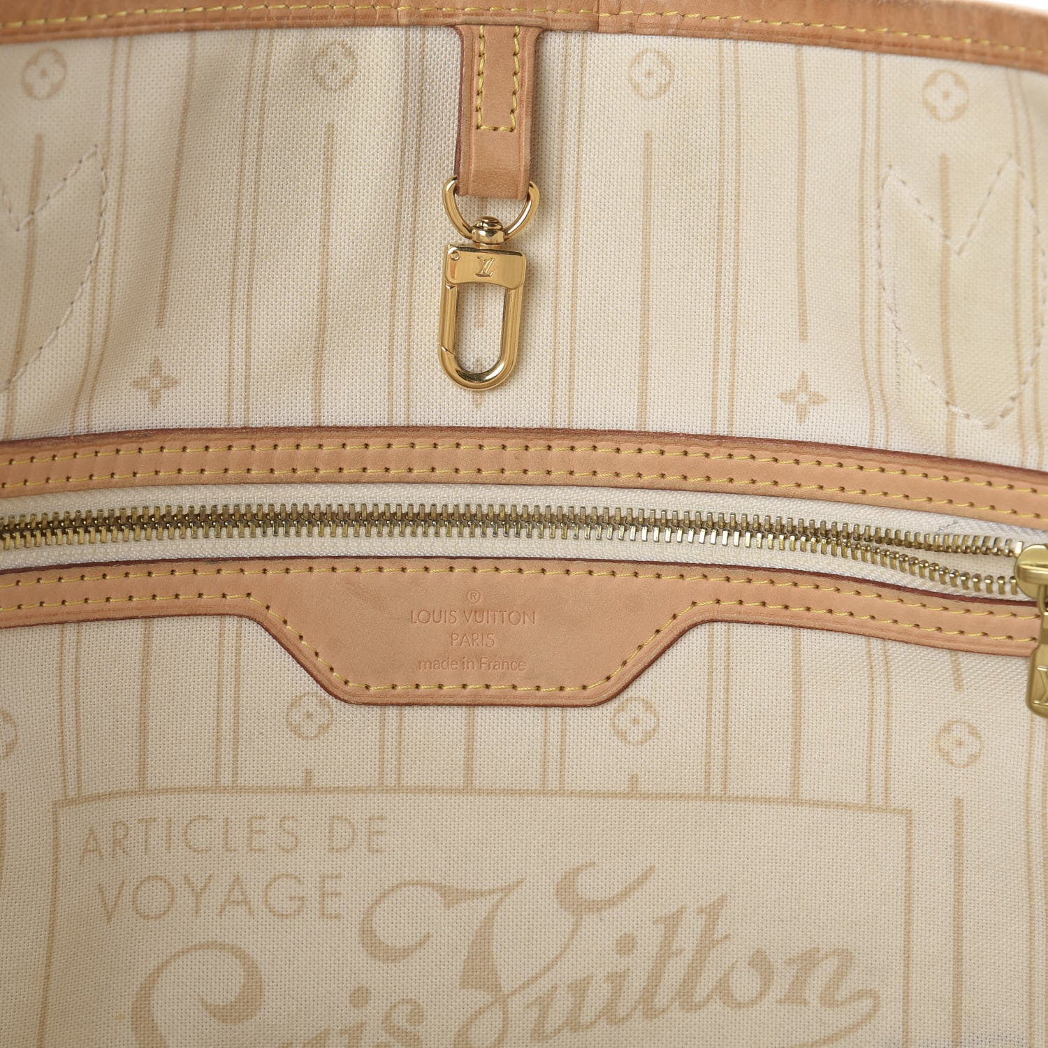 Louis Vuitton Damier Azur Neverfull GM 7 of 9