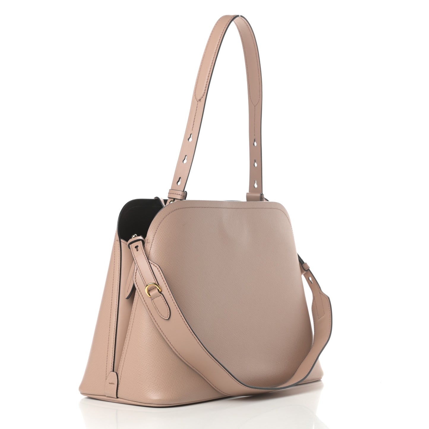 Saffiano Cuir Matinee Tote Cipria Blush Pink