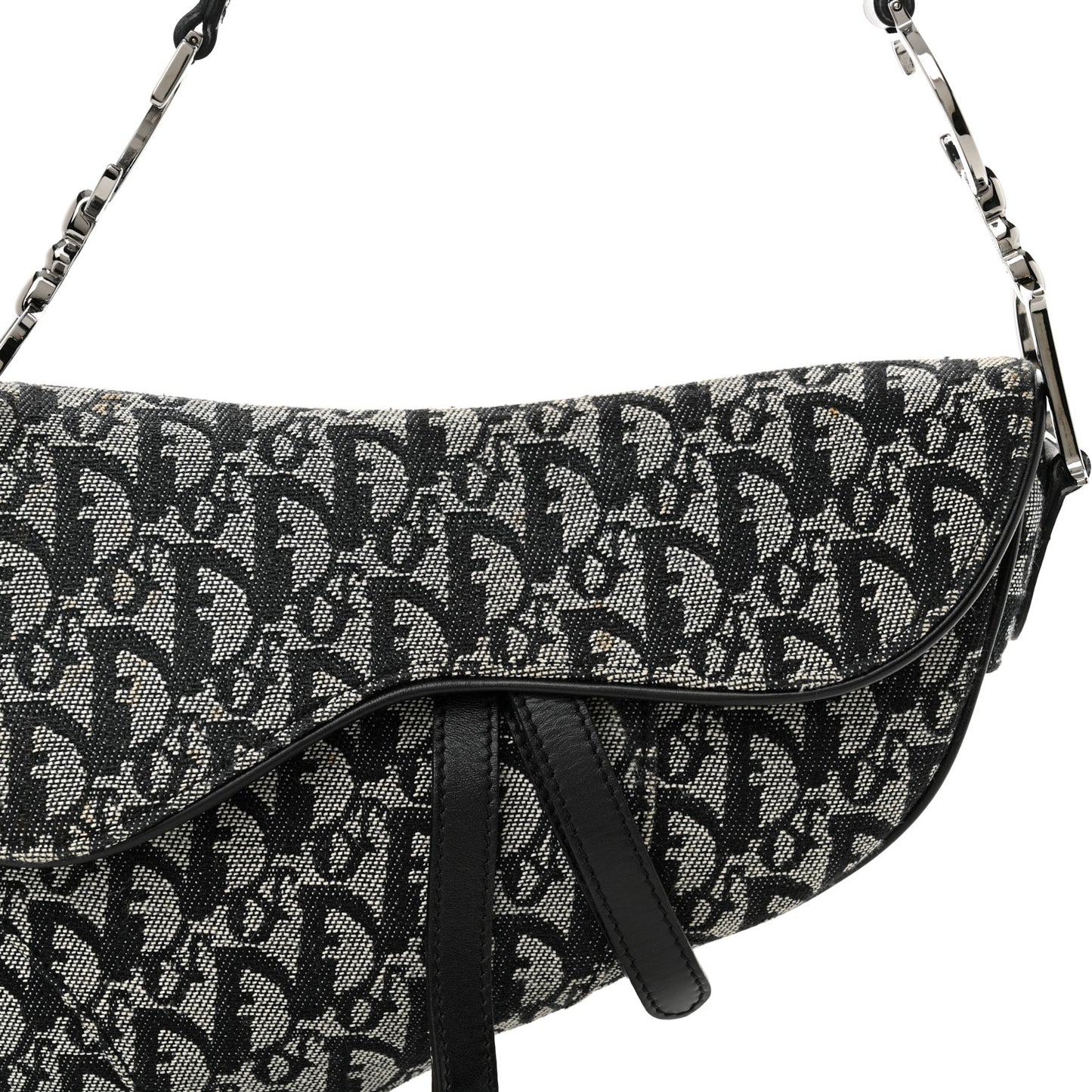 Monogram Saddle Bag Blue