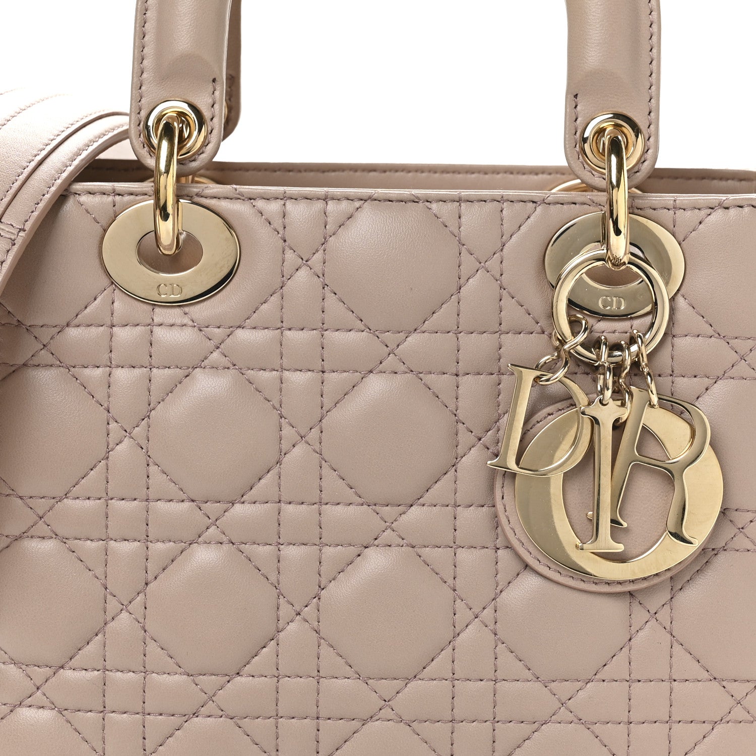 Christian Dior Lambskin Cannage Small My ABC Dior Lady Dior Fard 8 of 10