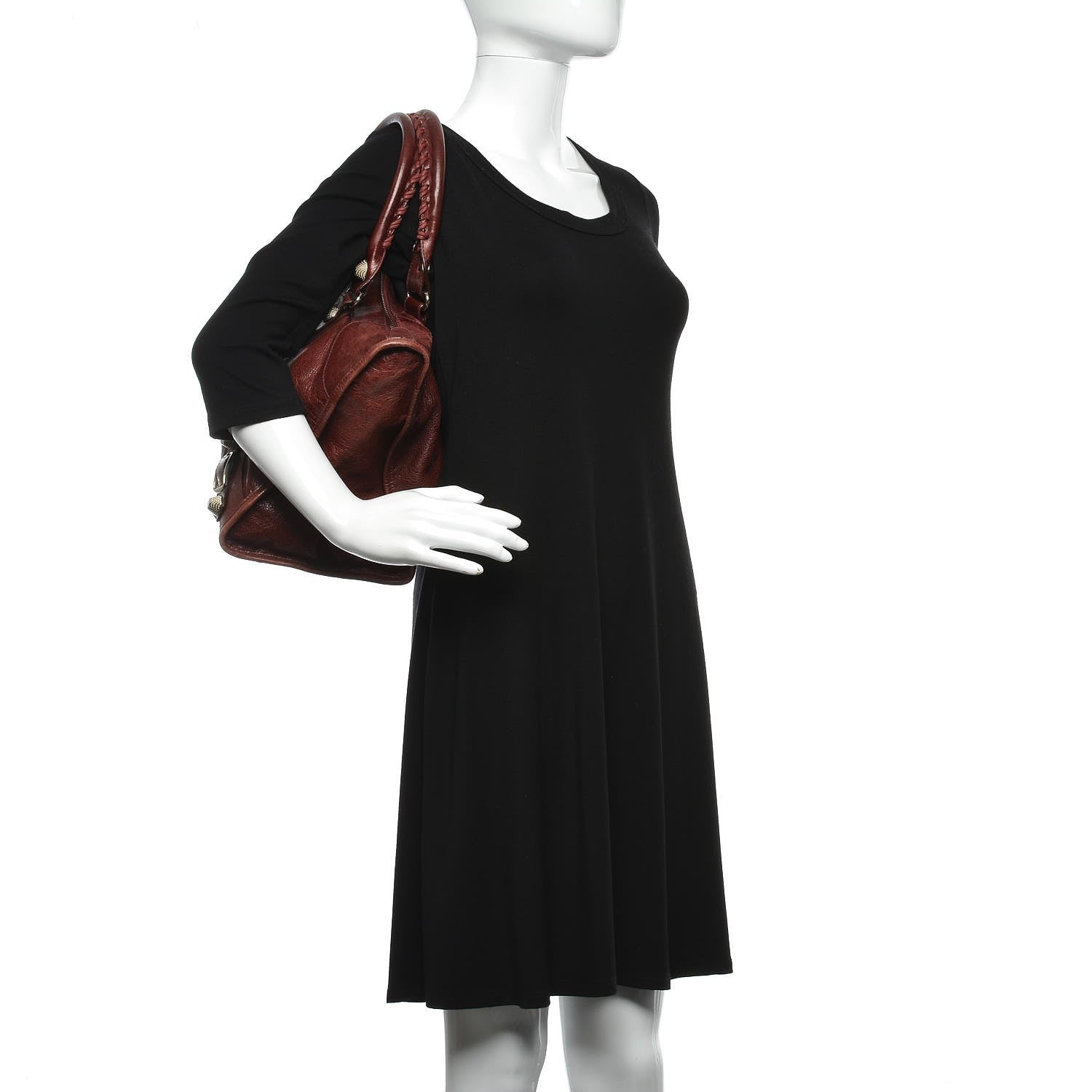 Balenciaga Agneau Giant 21 Silver Hardware Work Dark Wine 2 of 11