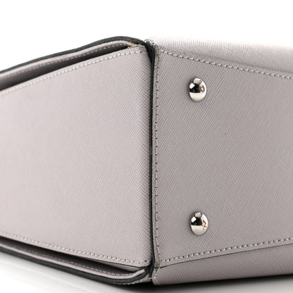 MCM Saffiano Medium Nuovo Tote Gull Gray 9 of 14