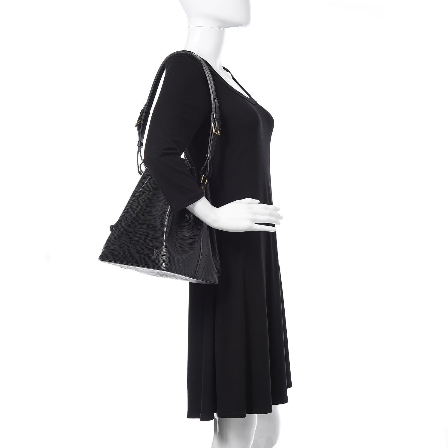 Louis Vuitton Epi Petit Noe Black 2 of 8