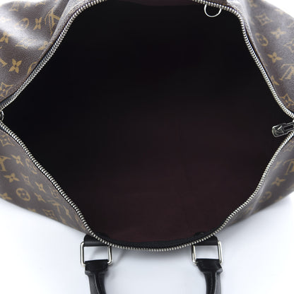 Louis Vuitton Monogram Macassar Keepall Bandouliere 45 4 of 10