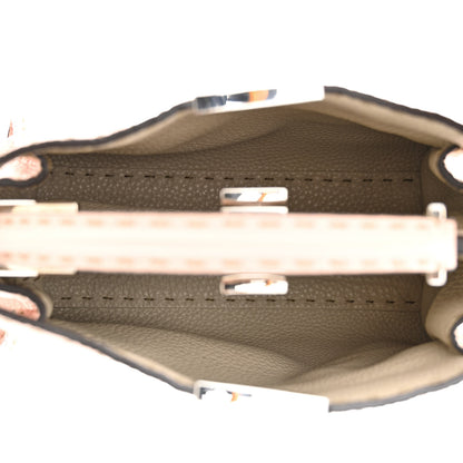 Fendi Cuoio Romano Selleria Bi-Color Medium Peekaboo Iconic Essentially Satchel Cipria Latte 5 of 11