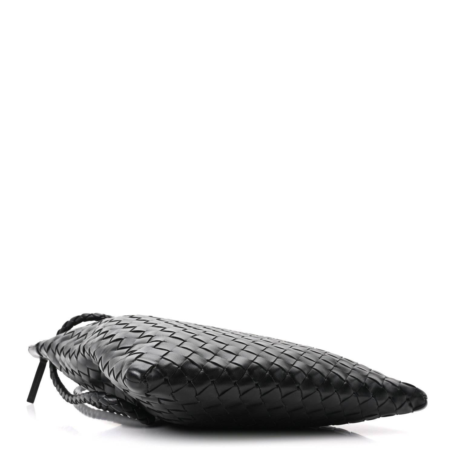 Bottega Veneta Nappa Intrecciato Andiamo Flat Messenger Black 3 of 9
