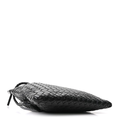 Bottega Veneta Nappa Intrecciato Andiamo Flat Messenger Black 3 of 9