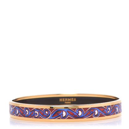 Hermes Enamel Printed Narrow Bracelet 65 1 of 6