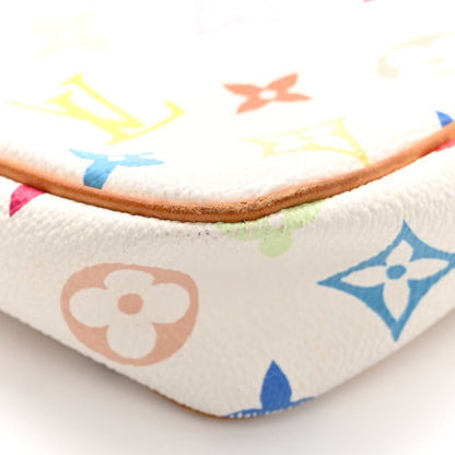 Louis Vuitton Monogram Multicolor Pochette Accessories White 12 of 12