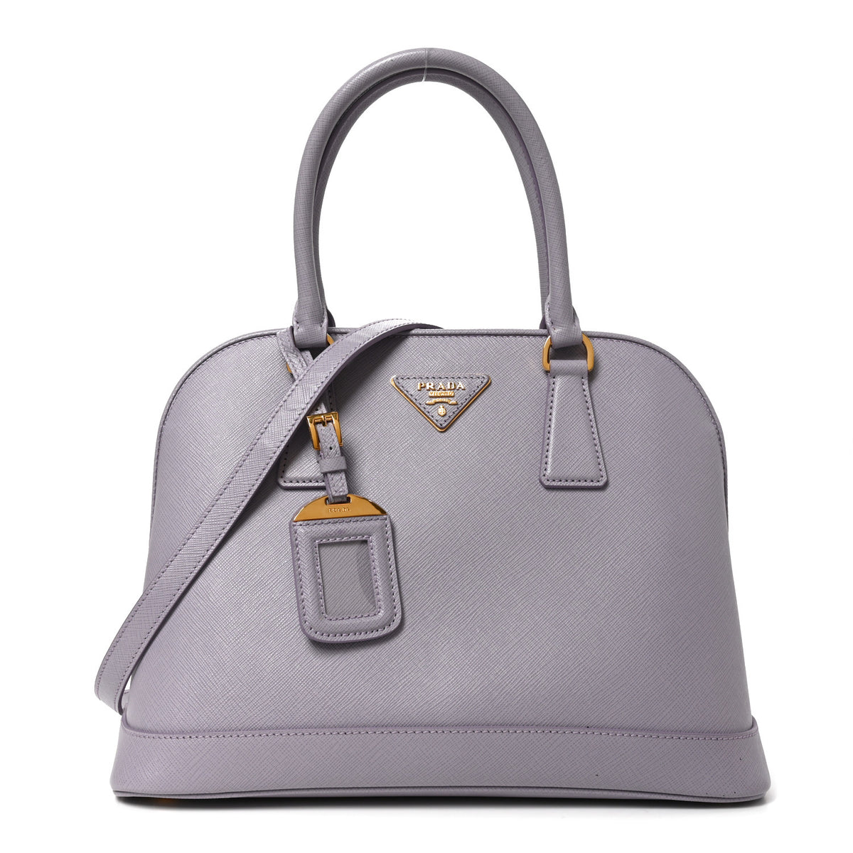 Saffiano Lux Medium Open Promenade Tote Glicine
