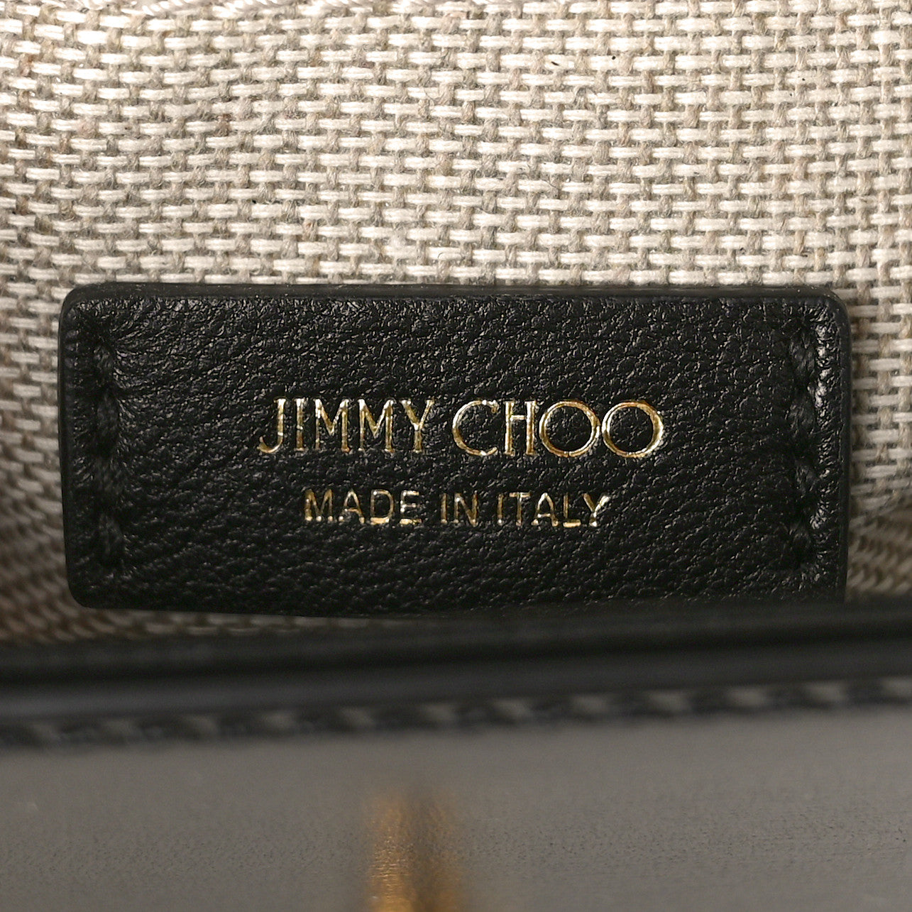Jimmy Choo Box Calfskin Diamond Crossbody Bag Black 6 of 8