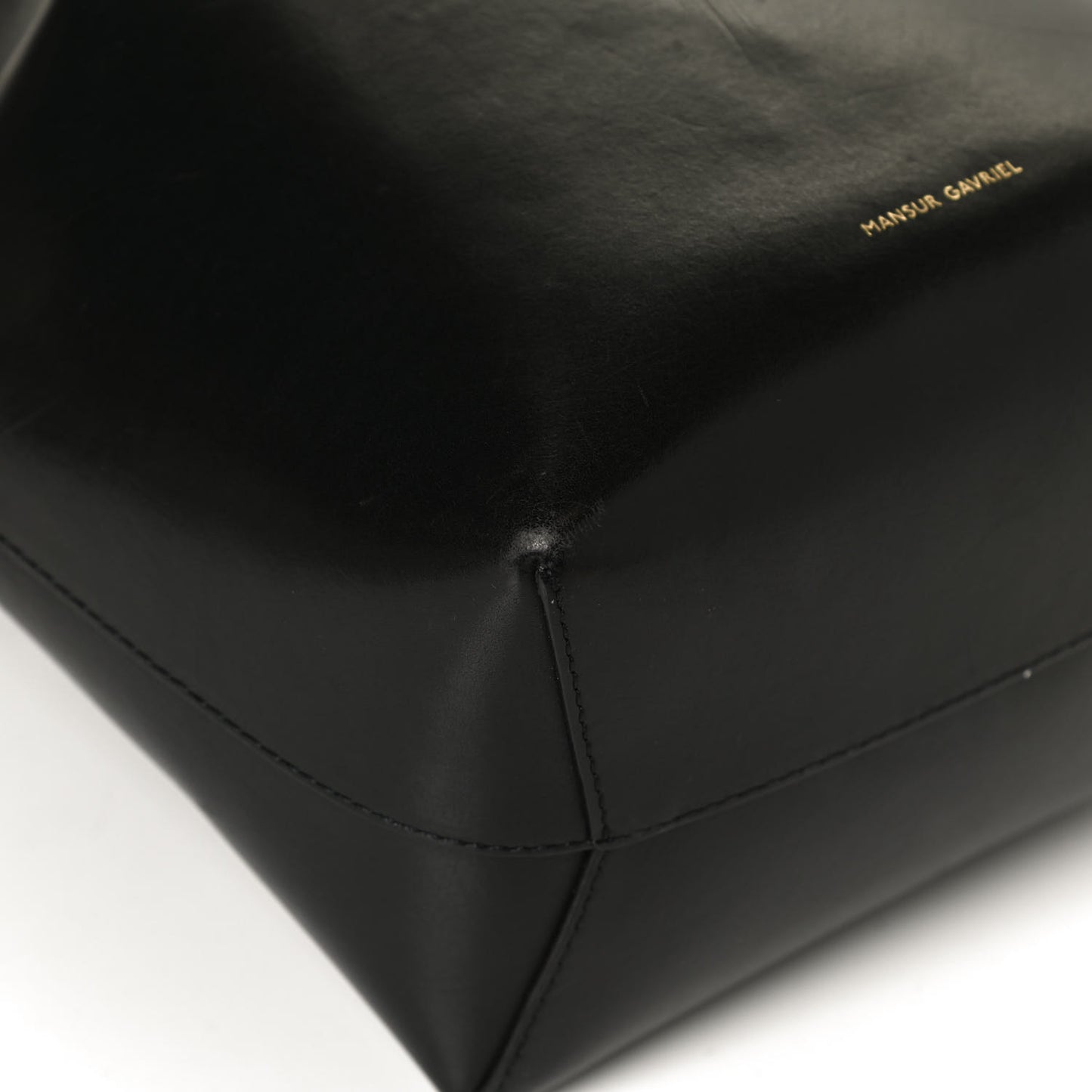 Saffiano Mini Bucket Bag Black