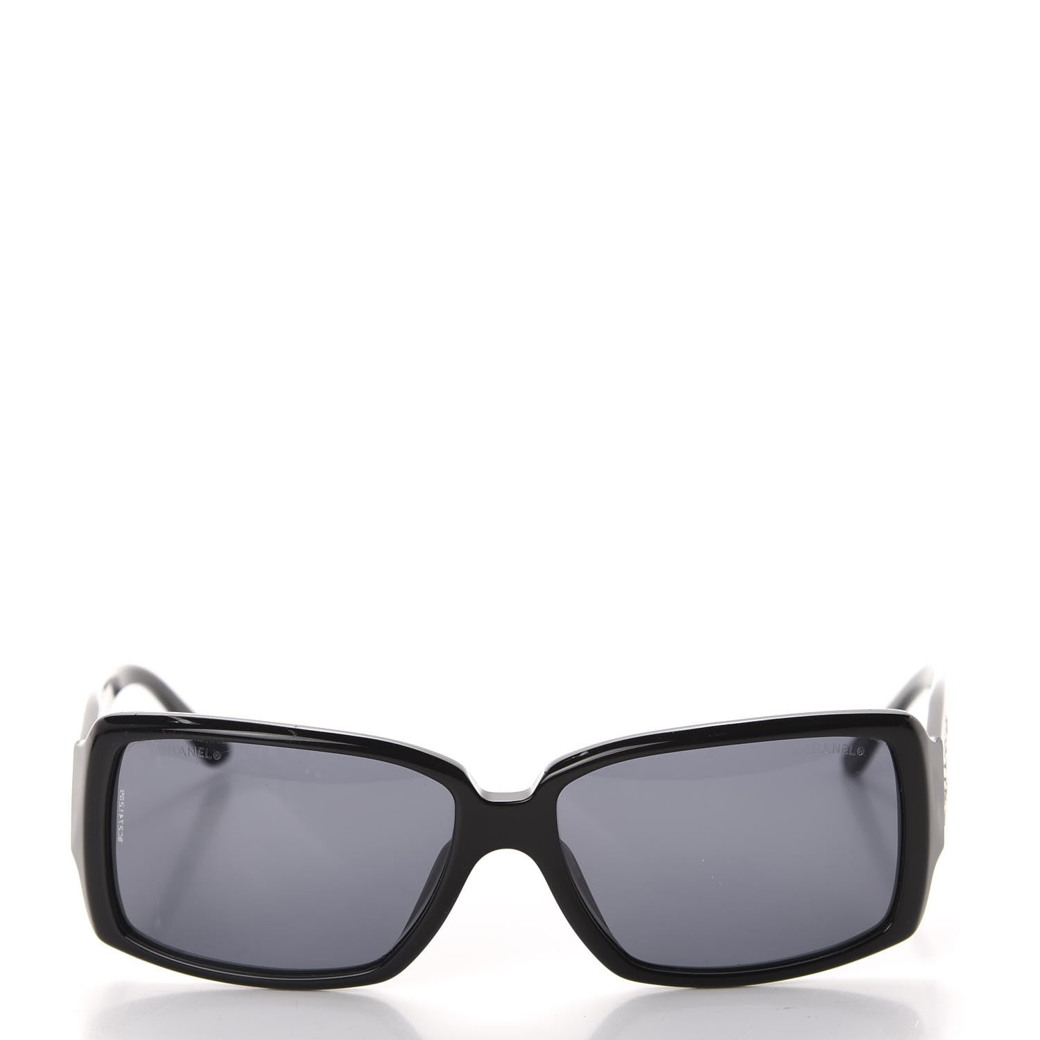 Chanel Crystal Baguette CC Sunglasses 5114-B Black 2 of 8
