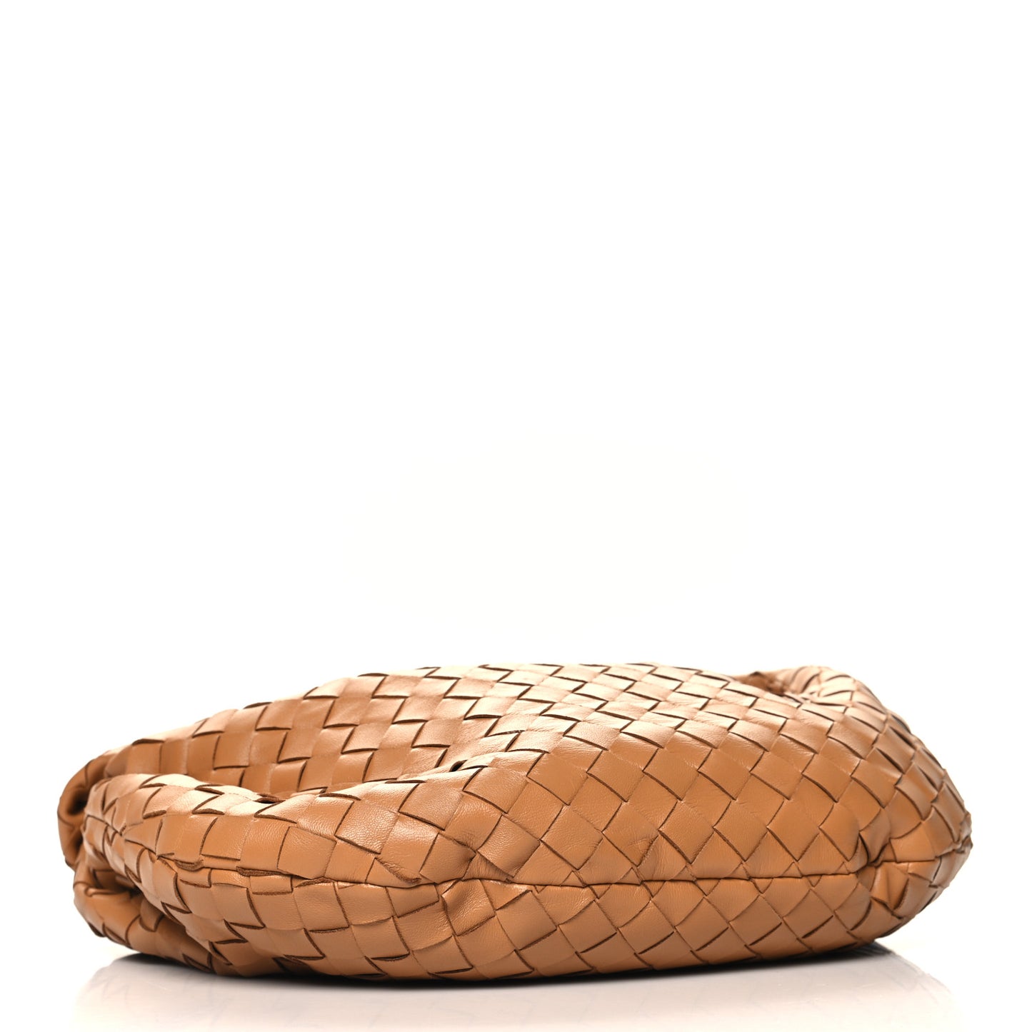 Nappa Intrecciato Teen Jodie Hobo Caramel