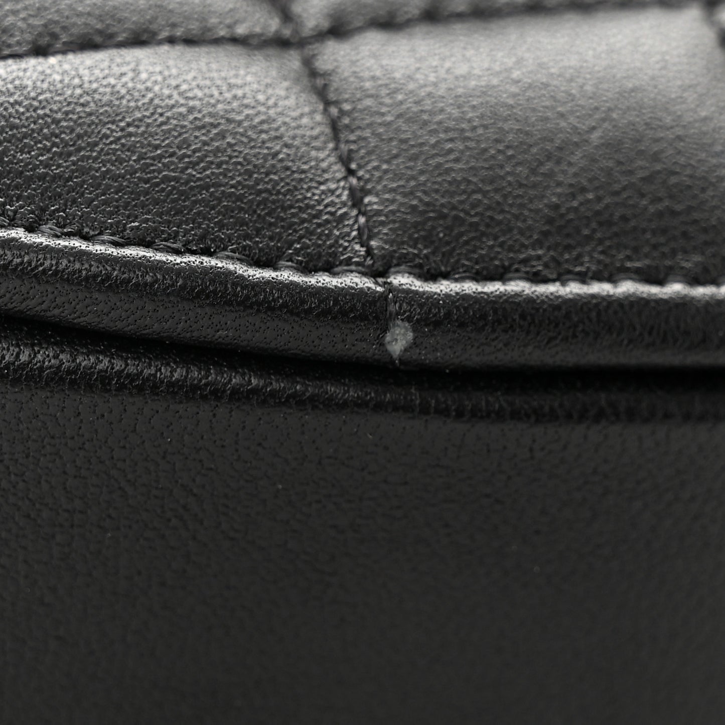 Lambskin Quilted CC In Love Heart Clutch With Chain Black