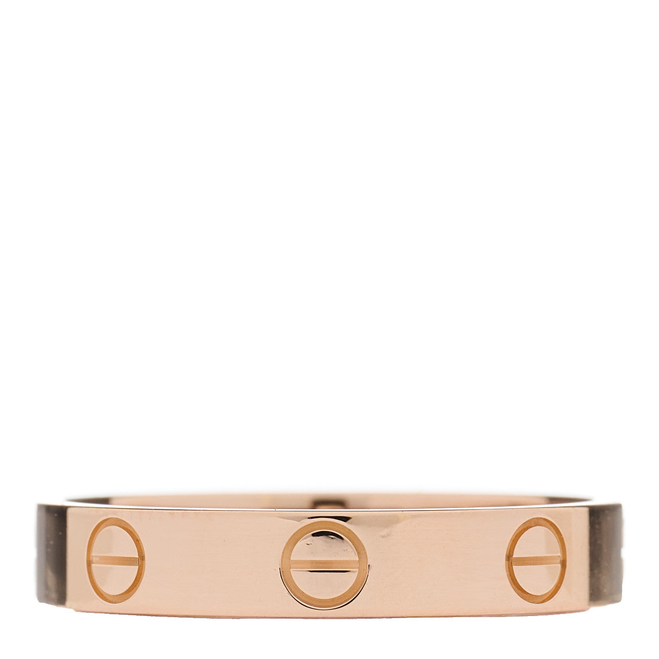 Cartier 18K Pink Gold 3.5mm LOVE Wedding Band Ring 56 7.5 1 of 5