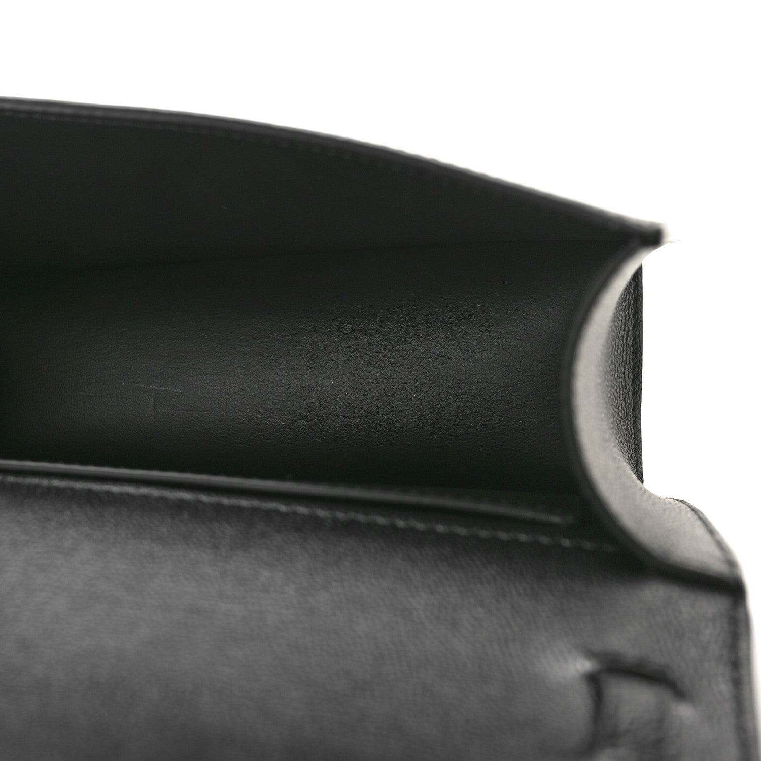 Burberry Grained Calfskin House Check Small Madison Shoulder Bag Black 5 of 9