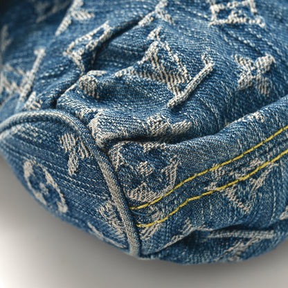 Louis Vuitton Monogram Denim Mini Pleaty Blue 7 of 8