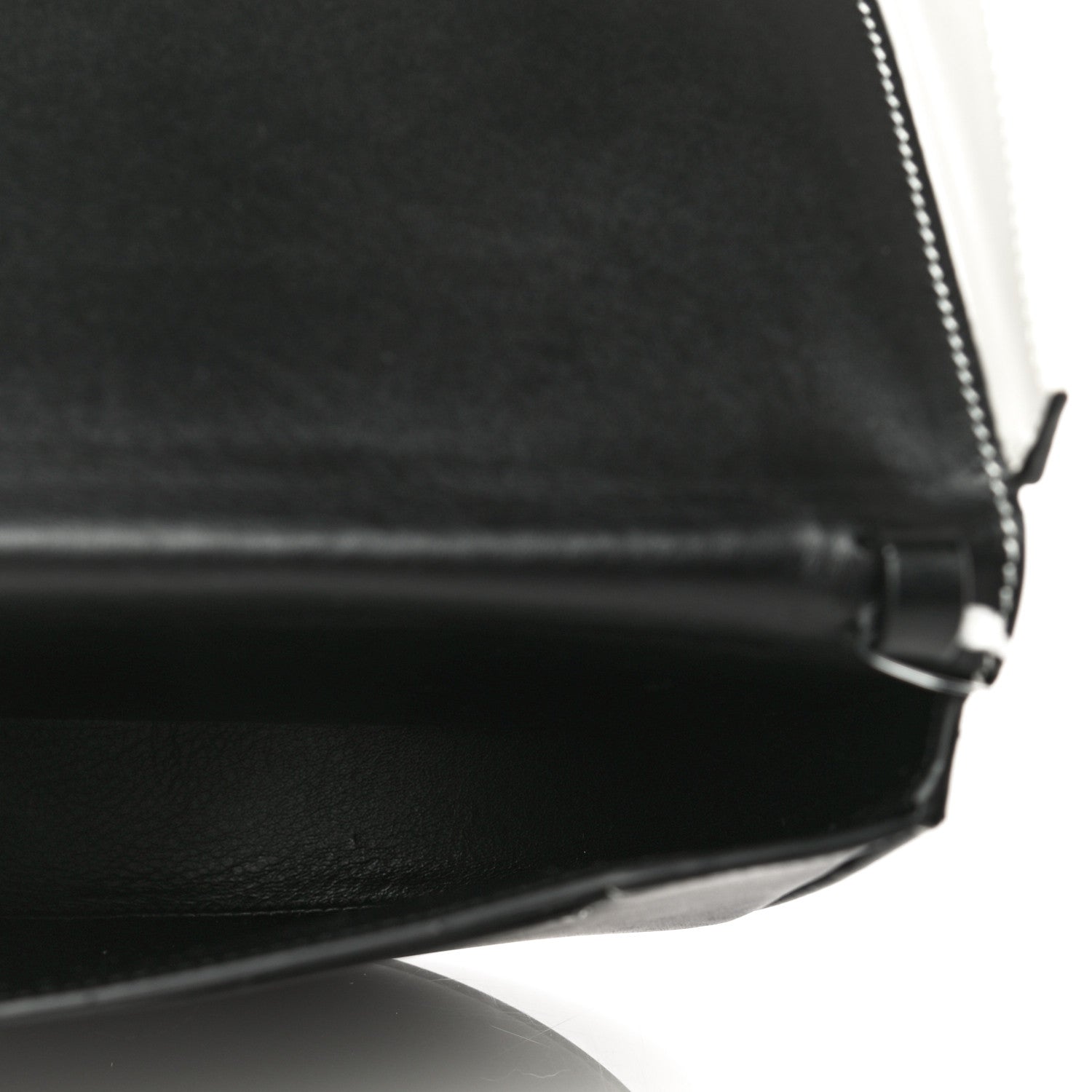 Loewe Soft Calfskin Heel Bag Black Soft White 4 of 13