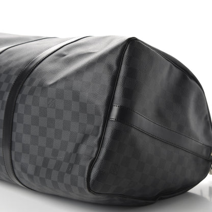 Louis Vuitton Damier Graphite Keepall Bandouliere 55 6 of 9
