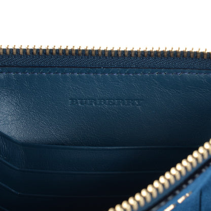 Burberry Suede Fringe Peyton Crossbody Clutch Bag Marine 6 of 8