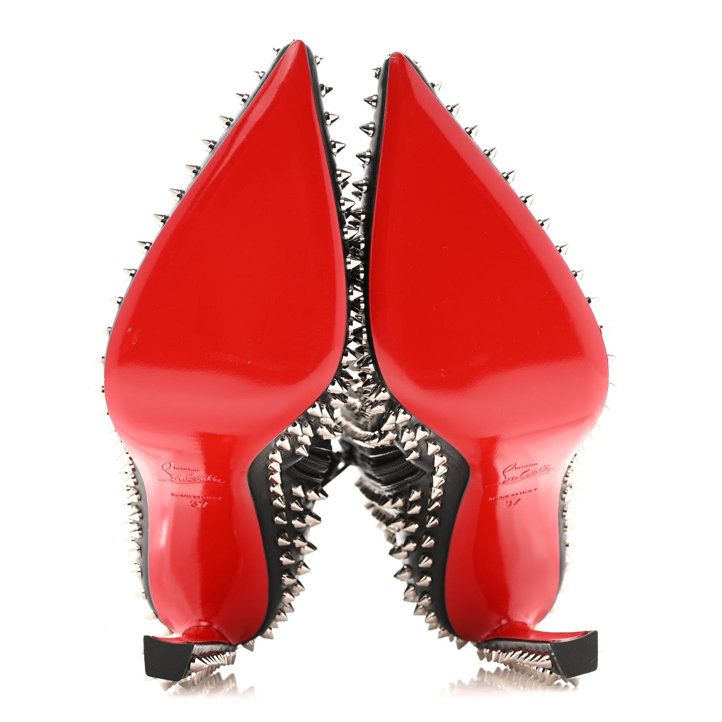 Nappa Condora Booty Spikes 100 Ankle Boots 37 Black