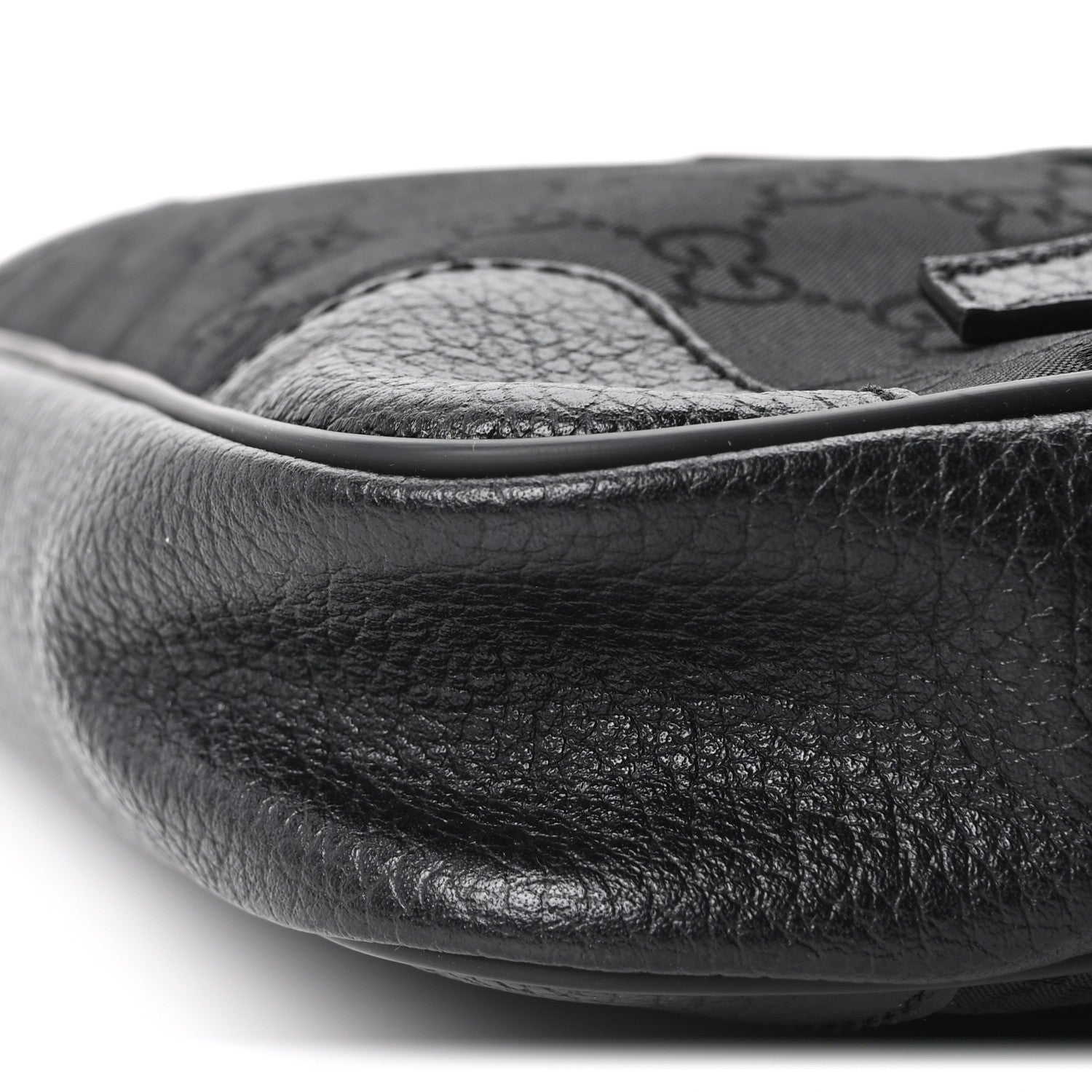 Gucci Nylon Monogram Belt Bag Black 9 of 9