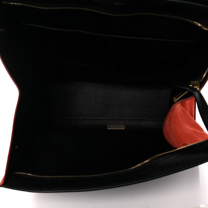 Celine Snakeskin Suede Medium Trapeze Blush 7 of 12