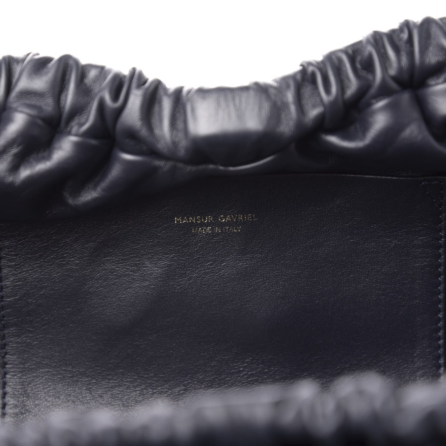 Lambskin Cloud Clutch Black