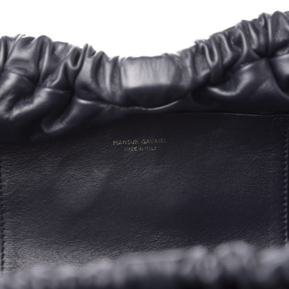 Mansur Gavriel Lambskin Cloud Clutch Black 6 of 9