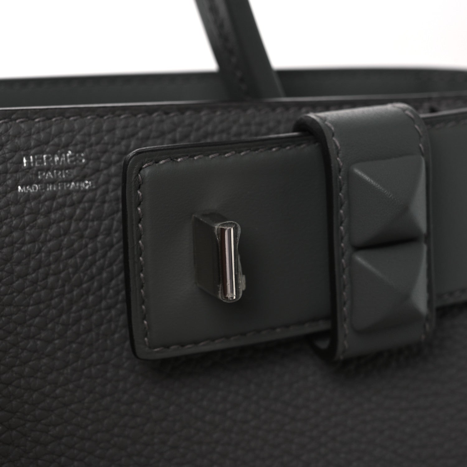 Hermes Togo Swift Medor Bag Gris Meyer 11 of 11