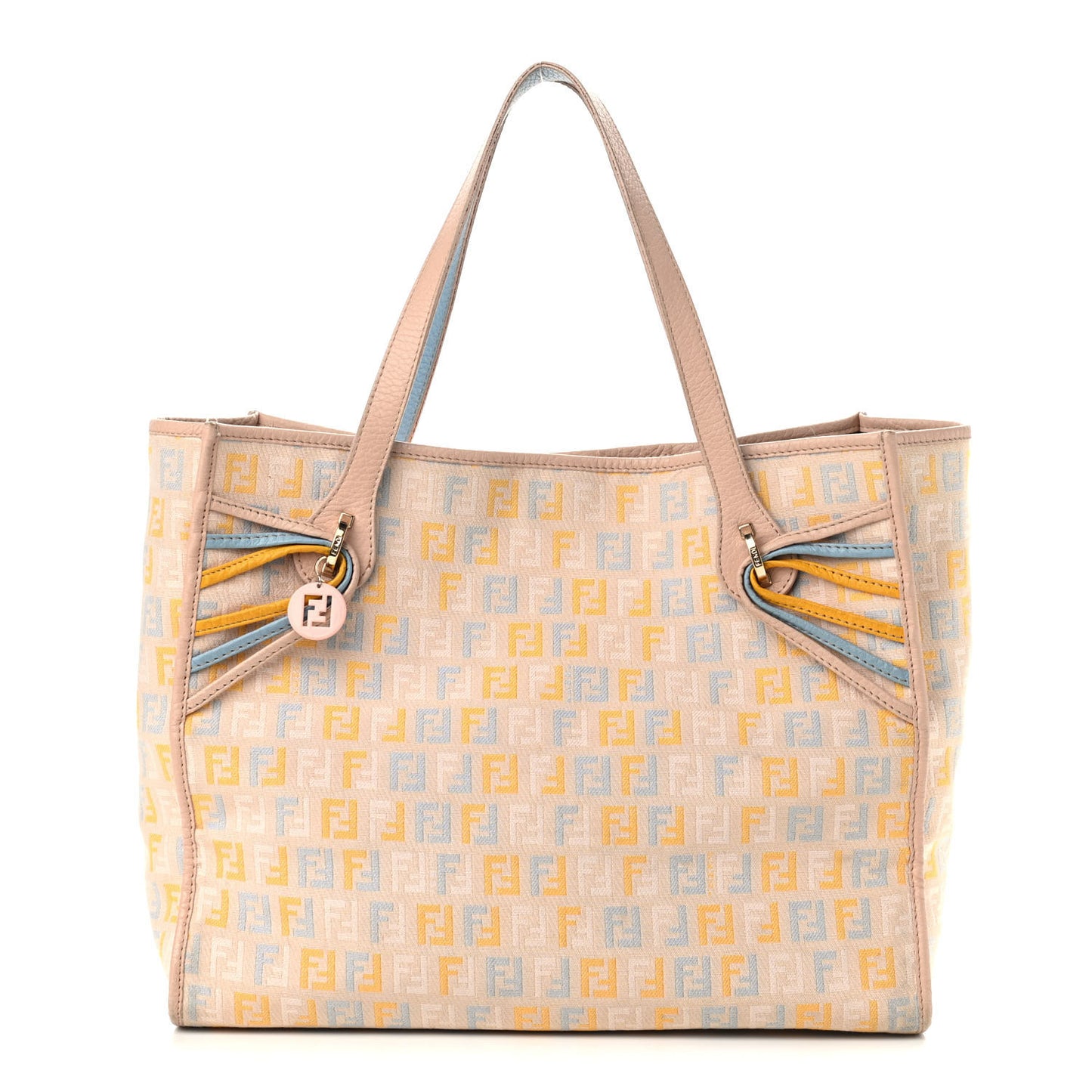Zucchino Vitello Shopping Tote Beige Pastel Cipria