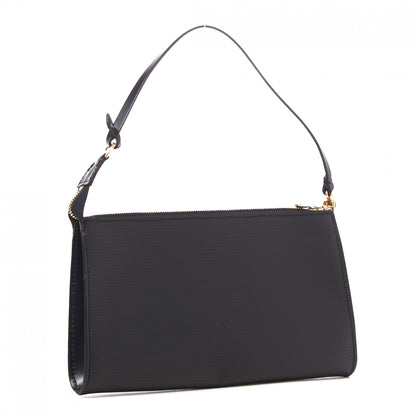 Louis Vuitton Epi Pochette Accessories 24 Black 2 of 8