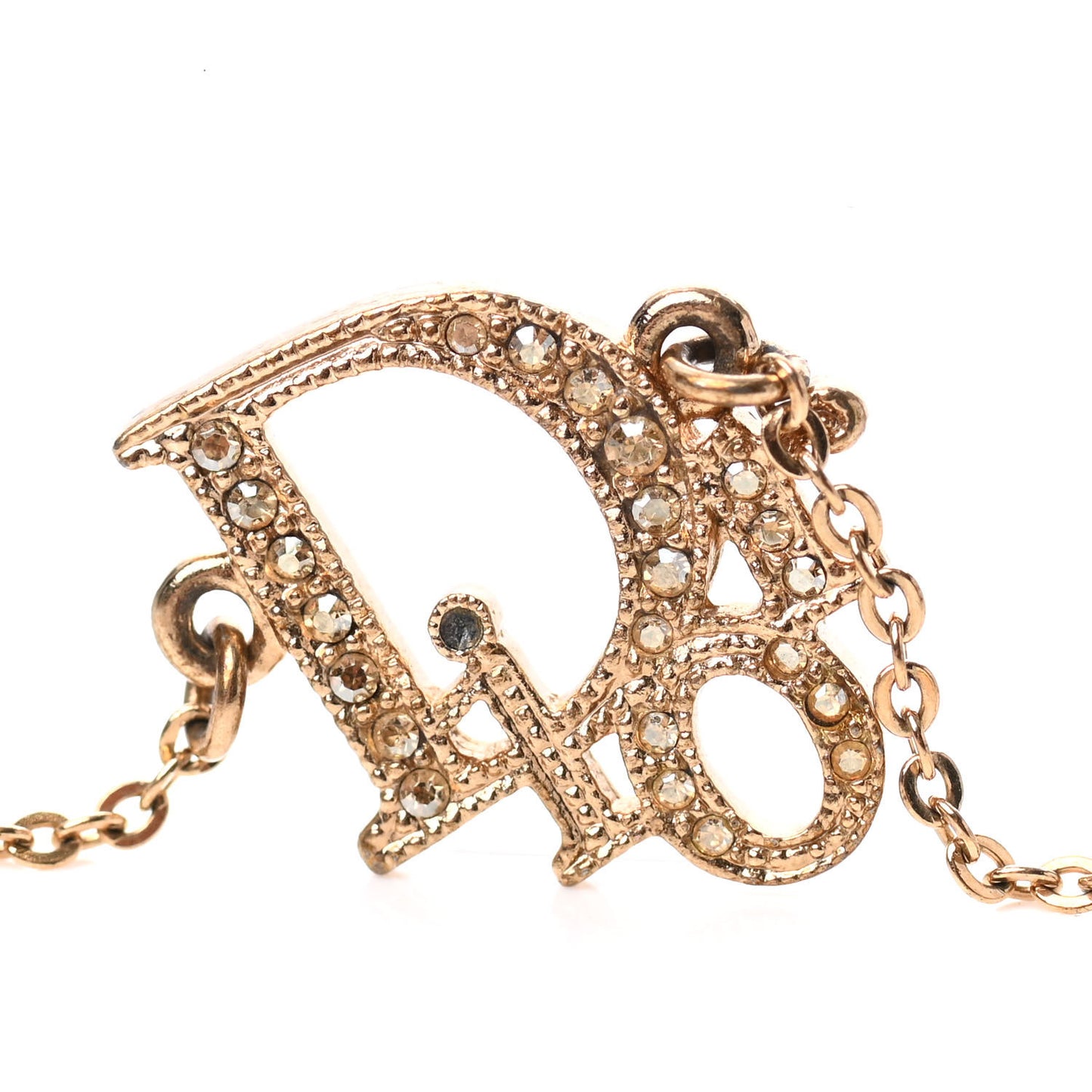 Crystal Logo Bracelet Gold