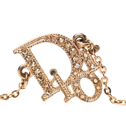 Christian Dior Crystal Logo Bracelet Gold 4 of 4