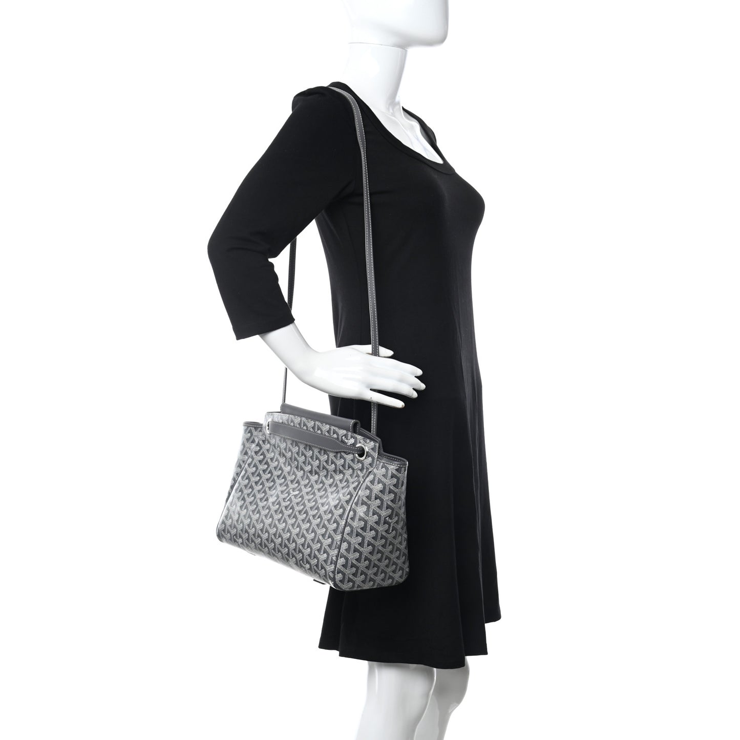 Goyardine Rouette PM Grey