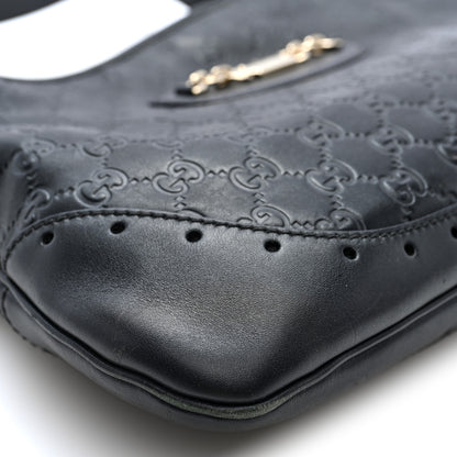 Gucci Guccissima Punch Hobo Black 9 of 10