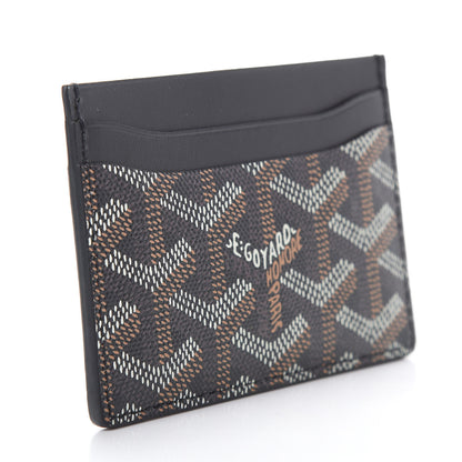 Goyard Goyardine Saint Sulpice Card Holder Black 3 of 8