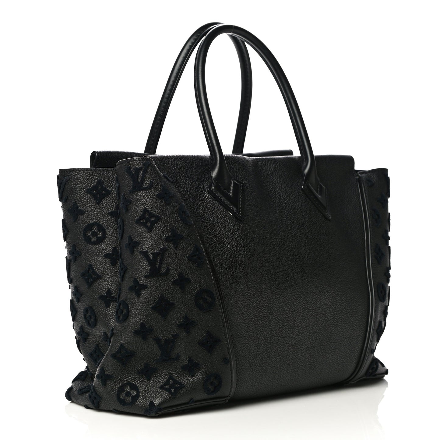 Veau Cachemire Tote W PM Black