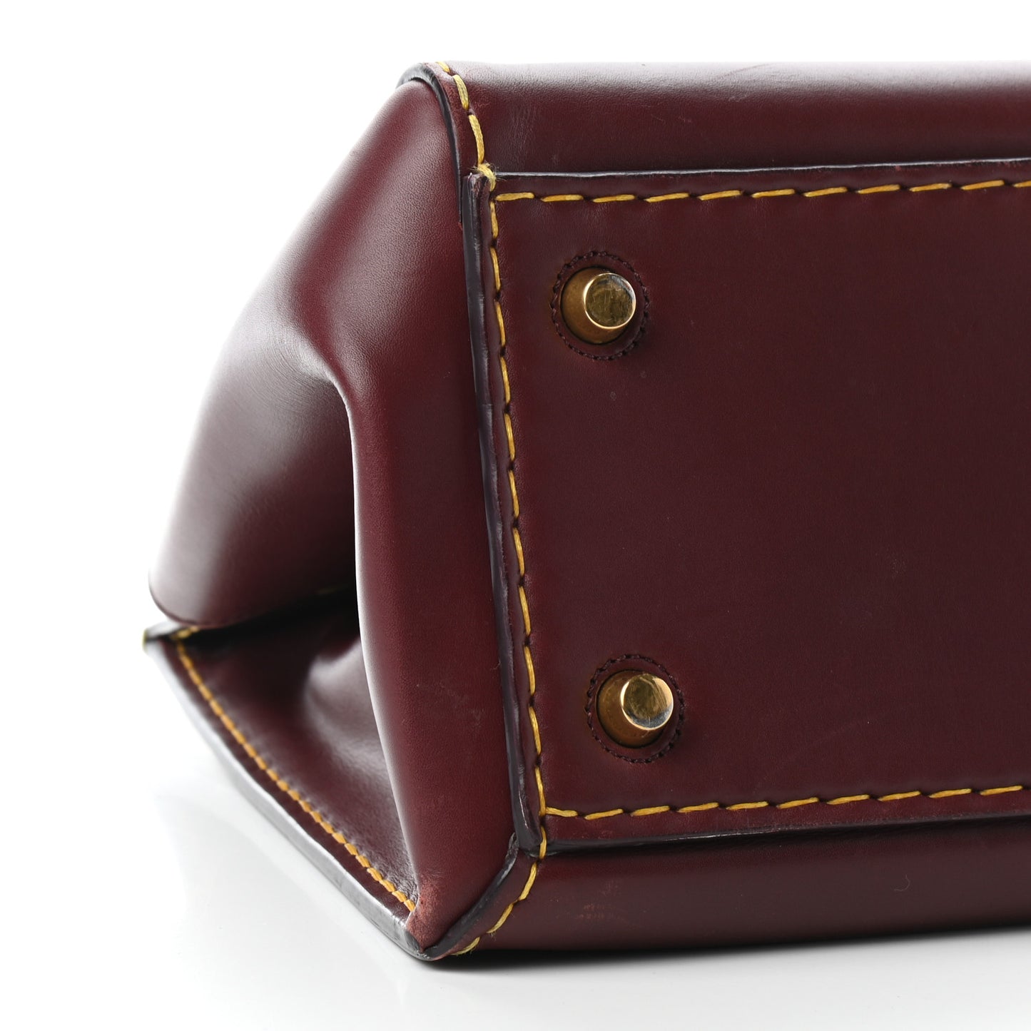Smooth Calfskin Small Edge Shoulder Bag Burgundy