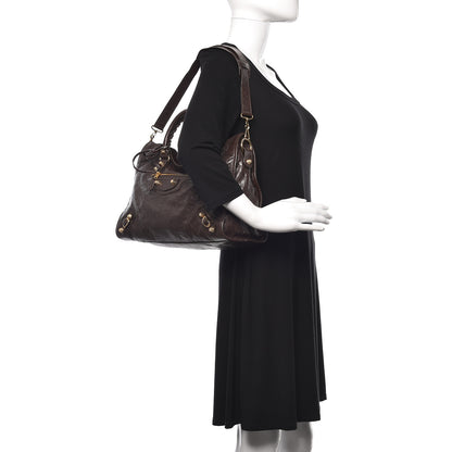 Balenciaga Agneau Giant 12 Gold Hardware City Charbon 2 of 10