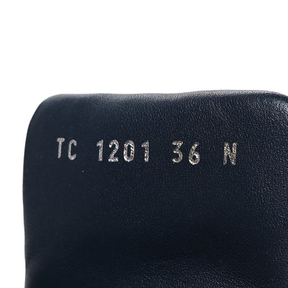 Louis Vuitton Nylon Monogram Womens Pool Pillow Comfort Mules 36 Navy Blue 6 of 8