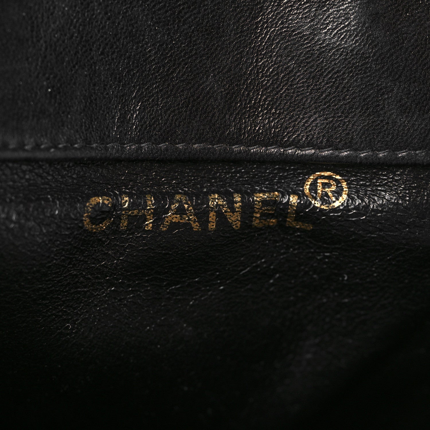 Chanel Lambskin Quilted Drawstring Backpack Black 5 of 8