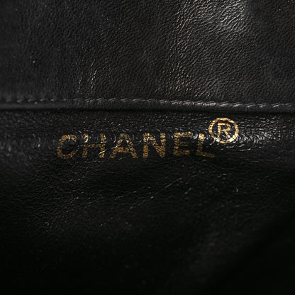 Chanel Lambskin Quilted Drawstring Backpack Black 5 of 8