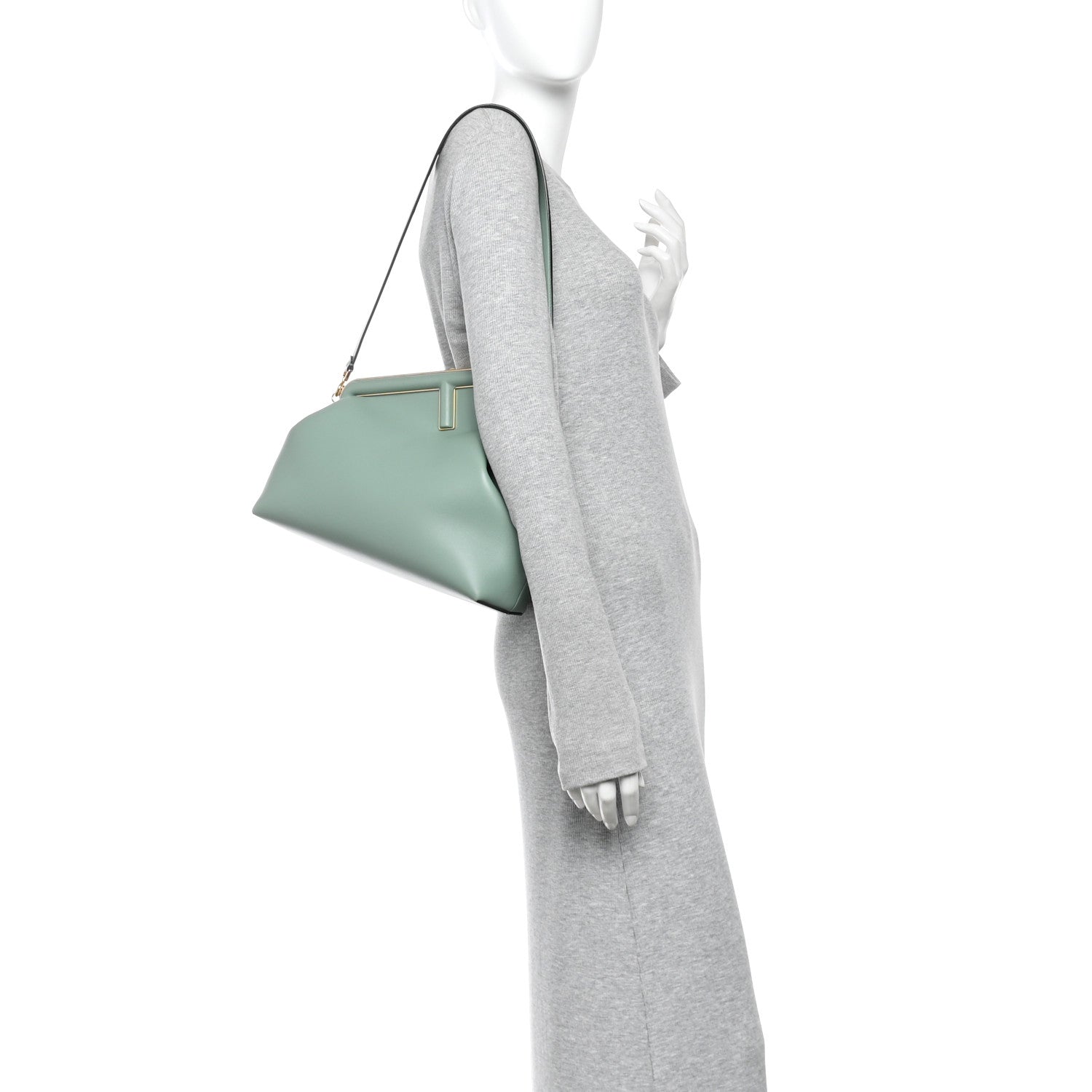 Fendi Shiny Nappa Medium Fendi First Menta 2 of 12