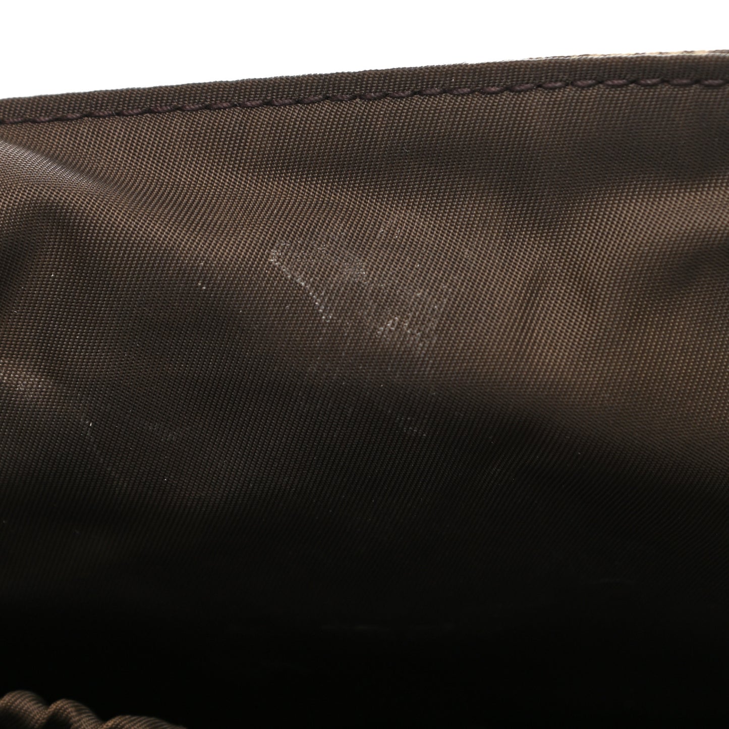 GG Plus Monogram Messenger Diaper Bag Dark Brown