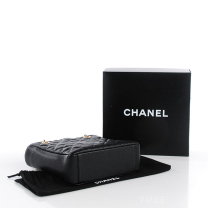 Chanel Caviar Quilted Petit Shopping Tote PST Black 4 of 7