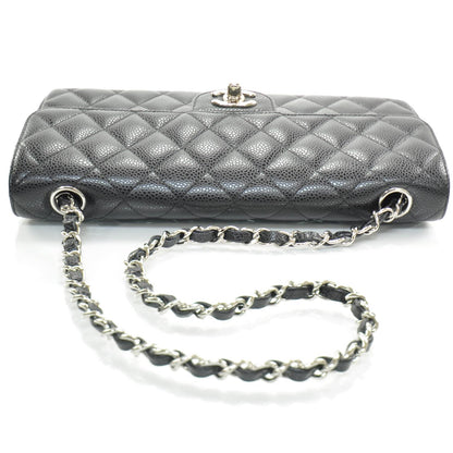 Chanel Caviar East West Flap Black SHW 5 of 8