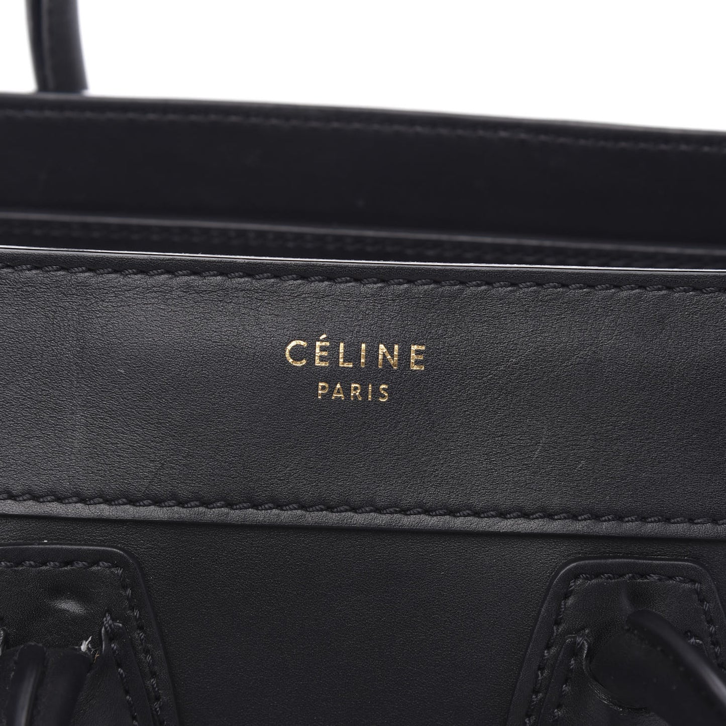 Smooth Calfskin Micro Luggage Black
